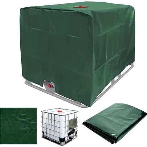 Housse Protection Ibc 1000l – Grün, Anti-poussière Anti-uv, 120x100x116cm