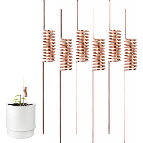 6er-pack Elektrische Wachstumsstäbe Aus Reinem Kupfer Für Garten, Gemüsegarten Und Dauerhafte Pflanzenpflege, Einfache Installation (b)