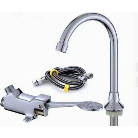 Sabir Waschtischmischer, Fußpedal-wasserhahn, Medizinisches Labor/badezimmer-waschtischarmatur-set