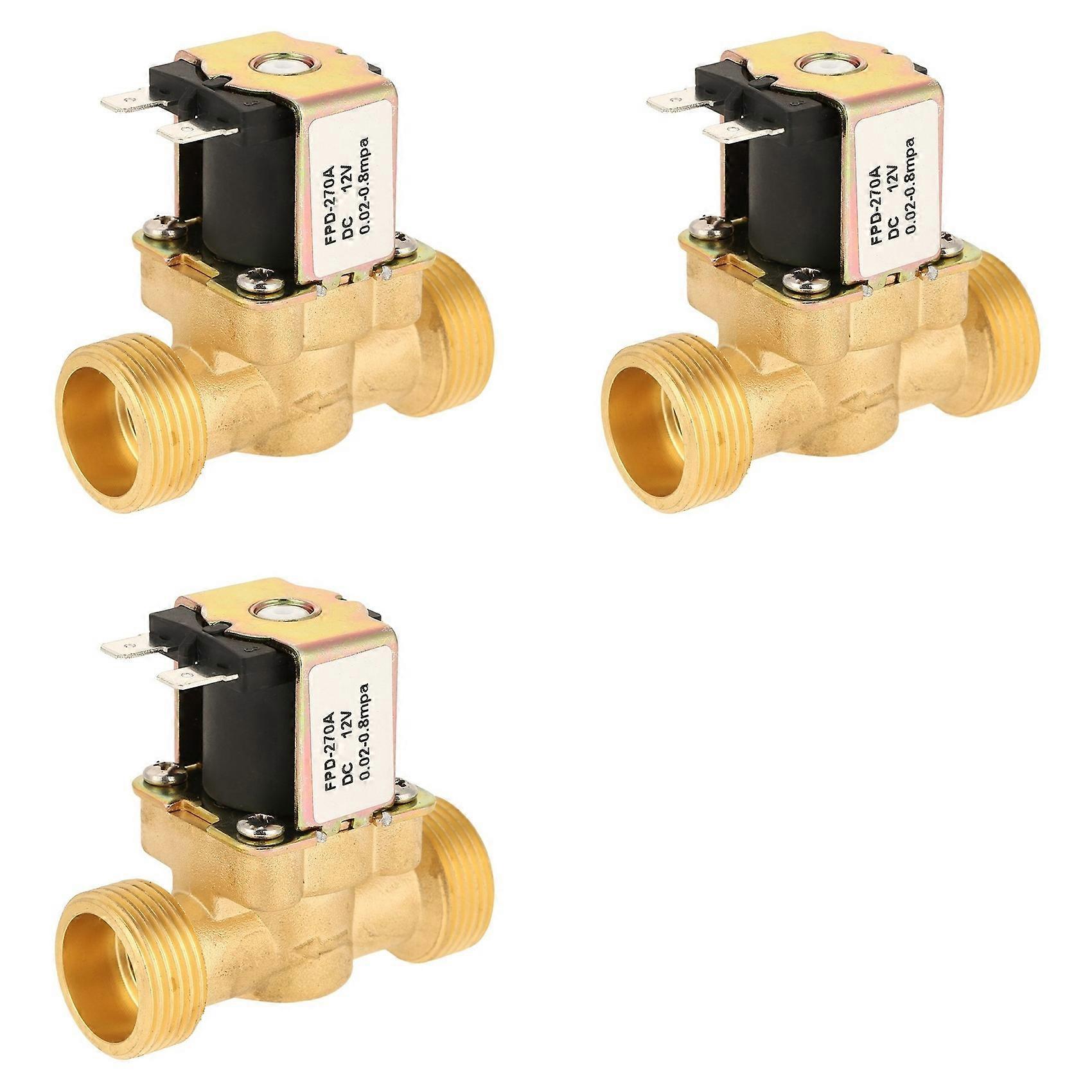 3x Ventilation Magnétique Électrique G3/4 Ventilation Magnétique Électrique Pour Eau 12 V Cc Sortie Normale