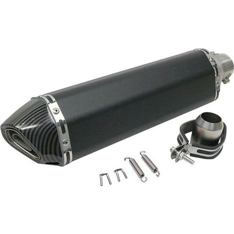 38–51 Mm, 47 Cm, Edelstahl, Universeller Motorradauspuff, Modifizierter Auspuff, Muffelauspuff, Passend Für Die Meisten Motorradstile 1–1