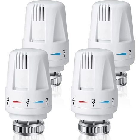 4er-set Thermostat-heizkörperventil, Cjbin Thermostat-heizkörperkopf M30 X 1,5, Thermostat-heizkörperventil Für Zuhause Und Büro, Heizkörper-thermostat-ersatz