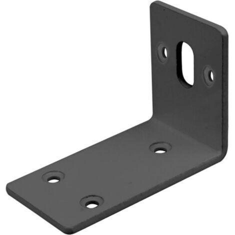 5 Stück Eckwinkel Mit Langlöchern, 81 X 59 X 45 Mm, Befestigungswinkel, Dicke 3 Mm, Eckwinkel Aus Metall