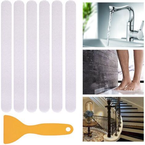 Badezimmer-anti-rutsch-klebeband, Wasserfest, Kein Abdruck, Selbstklebender Anti-rutsch-aufkleber, 2 38 Cm, 12 Streifen