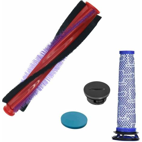Bürste Für Dyson V6 Dc58 Dc59 Sv03 Dc62 – 18,5 Cm Nylon-rollenfilter – Staubsaugerzubehör Für Effektive Reinigung – 185 Mm Kappe