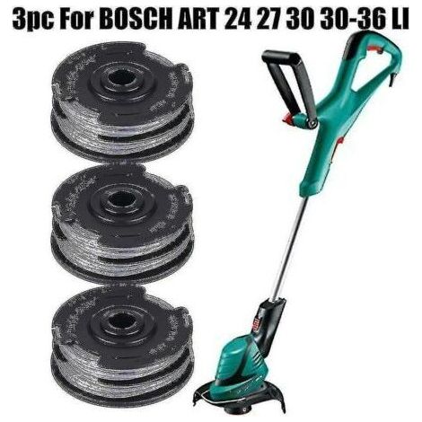 Choyclit – 1,6-mm-fadenspulen Für Bosch-trimmer – Satz Mit 3 6-m-spulen – Vorgewickelter Schneidfaden – Langlebiges Und Effizientes Zubehör