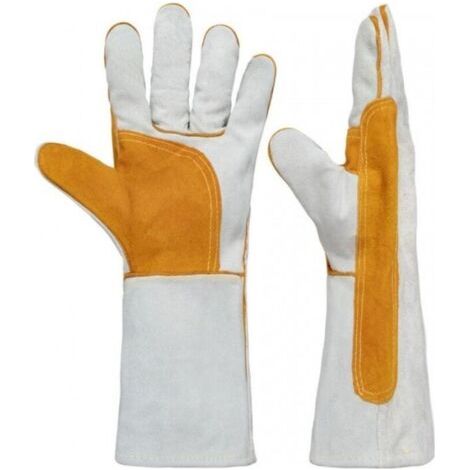 Cyslmuk – Schweißhandschuhe 36 Cm – Hitzeschutz Und Verschleißfestigkeit – Ergonomisches Design Für Professionelle Schweißer