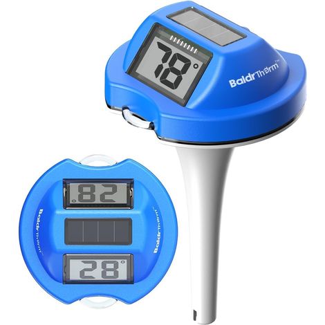 Digitales Schwimmendes Solar-poolthermometer, Großer Bildschirm, Hochpräzise, ​​beschlagfrei, Mit Doppelseitigem Display Für Schwimmbad, Aquarium, Spa, Heiße Quelle, Teiche