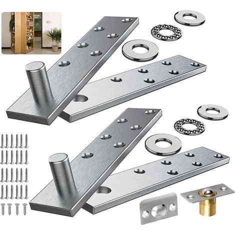 Drehscharnier-türsystem, Robuste Holz-kick-hardware, Bis Zu 200 Pfund
