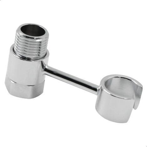 Duschkopfhalter, 20 Mm Anschlussmutter, Universal-tür, 360° Verstellbar, Wandmontage, Für Badezimmer, Sprühtoilette, Manuell Austauschbar Ohne Bohren