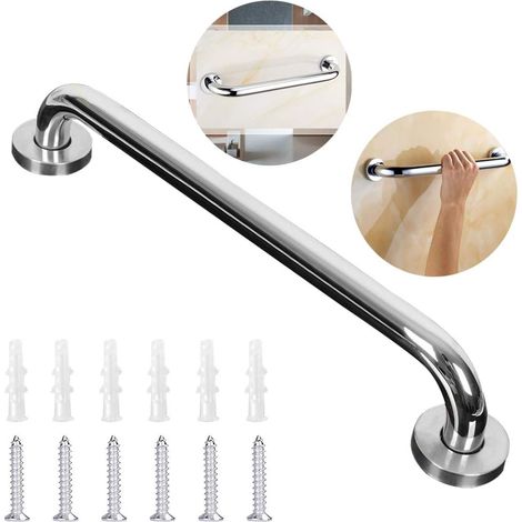 Edelstahl-haltegriff, Robuster, An Der Wand Montierter Badewannengriff, Badezimmer-wc-sicherheitshaltegriff Für Behinderte Ältere Kinder (30 Cm).