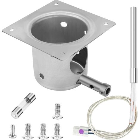Feuertopf Und Hot-rod-zündgerät-set, Robuster Feuertopf Und Hot-rod/grill-zündgerät Mit Schrauben Und Sicherung, Ersatzteile Für Traeger & Pit Boss Holzpellet-grill-smoker