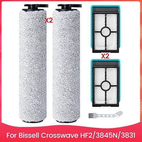 Für Bissell Crosswave Hf2/3845n/3831 Nass- Und Trockensauger, Bürsten, Rollen, Hepa-filter, Zubehör-set