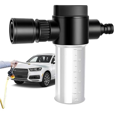 Gartenschlauch-schaum, 100 Ml Flüssigdünger-diffusor – Verstellbarer Sprinkler Mit Treppe Zur Bewässerung Des Gartens Im Freien