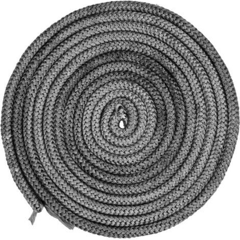 Holzofen-türdichtung, Holzofen-fiberglas-seil, 10 Mm, Kamindichtung, Hitzebeständig Bis 550 °c, Dichtung, 4 M