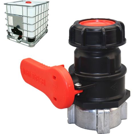 Ibc-tank-adapter, 75 Mm, Dn50, Abfluss-schmetterlingsventil, Öl-kraftstoff-ablassbeschläge, Ton-ventil