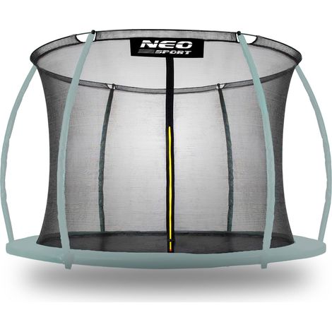 Innennetz Für Trampolin 312 Cm – Höhe 180 Cm – Kompatibel Mit 6 Pfosten – Reißverschluss – Hochbeständiges Pe – Cm 10 Ft Neo