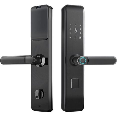 Intelligentes Schloss Für Die Haustür – Wohnung, Hotel – Karte, Bluetooth, Fingerabdruckschloss – Für Vermietung Und Eigentümer.