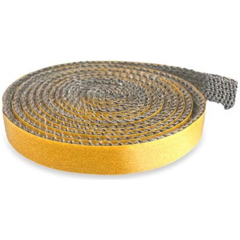Kamineinsatzdichtung, Selbstklebende Geflochtene Ofendichtungen, Hitzebeständige Dichtungen (3 Mm X 15 Mm X 3 M)