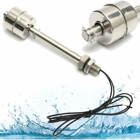 L150-mm-schwimmerschalter, Vertikaler Füllstandssensor Für Flüssiges Wasser Aus Edelstahl, Schwimmerschalter, Der In Elektrizität, Entwässerung, Füllstandskontrolle Und Alarm Verwendet Wird