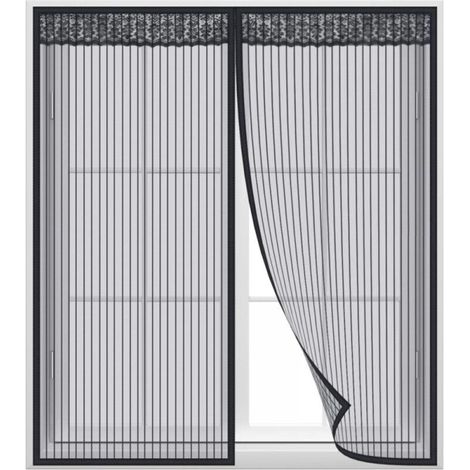 Magnetisches Fliegengitterfenster 120 X 100 Cm, Selbstklebendes Magnetnetz, Einfache Installation Für Die Meisten Fenster