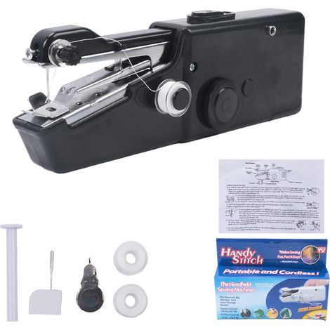 Manuelle Nähmaschine, Mini-nähmaschine Mit Nähzubehör Für Anfänger, Home Essential Handnähmaschine, Testsieger Für Einfaches Nähen, Heimwerken, Kleidung