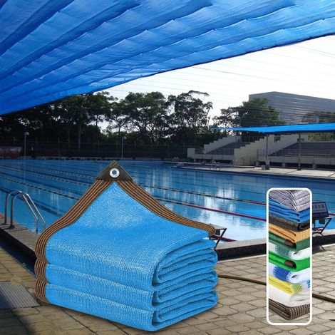 Schattiernetz Für Den Außenbereich, Poolschutz-schattennetz Und Anti-hitze-netz, Sichtschutznetz Für Den Balkon, Rechteckiges Schattiertuch Aus Hdpe, 3 X 5 M, Sonnensegel Für Terrasse, Sonnenschutz, T