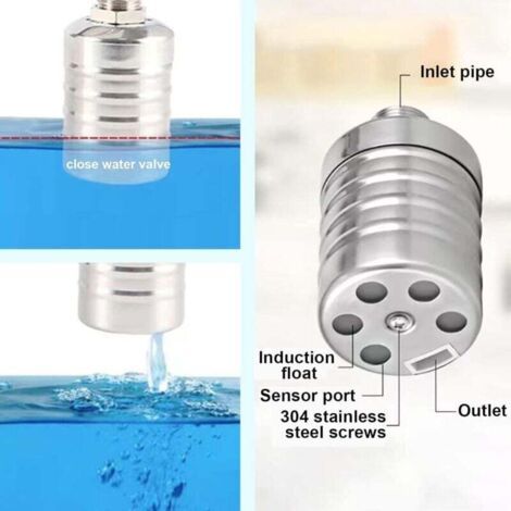 Schwimmbad-füllstandsregler, Automatischer Wasserstandsregler Für Wassertank, Vollautomatisches Schwimmerventil Aus Edelstahl 304