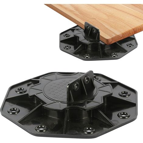Set Mit 10 Terrassenstelzen, Höhenverstellbar 18-30 Mm – Verstellfüße Für Terrasse – Terrassenplatten – Unterkonstruktion