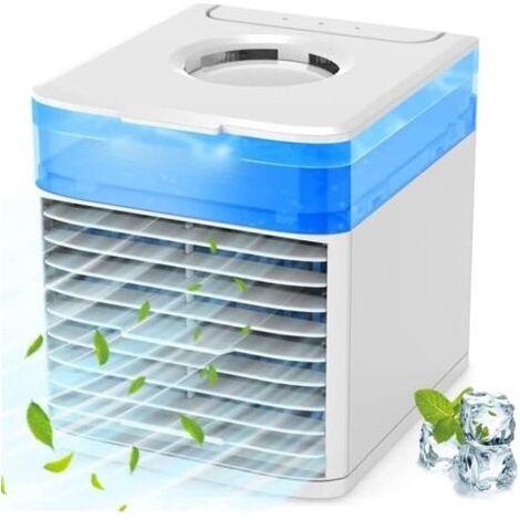 Tragbare Mini-klimaanlage, Leise Mobile Klimaanlage, Mini-ventilator-luftkühler Mit Sanftem Nachtlicht