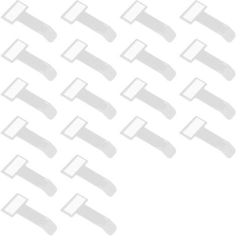 Windschutzscheiben-behindertenkartenhalter, 20 Stück Windschutzscheiben-behindertenkartenhalter, Vtc-kartenhalter, Auto-caducee-halter, Windschutzscheiben-ticket-clip, Selbstklebender Ticket-clip Für