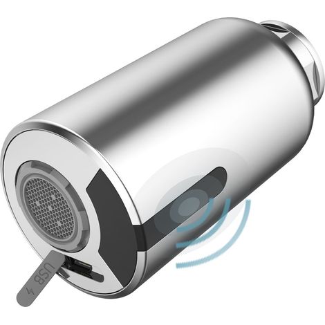 Ymyny Küchen-infrarotsensor, Küchenarmatur-ersatzkopf Mit Usb-ladegerät, Wassersparsensor, Berührungsloser Automatischer Wasserhahn, Infrarot-sensor-adapter