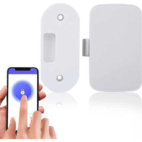 [french Days] Intelligentes Bluetooth-schrankschloss – Schlüsselloses, Unsichtbares Schloss, App-fernentriegelung Für Akten-/kleiderschrank-/schuhschrank-/box-sicherheit