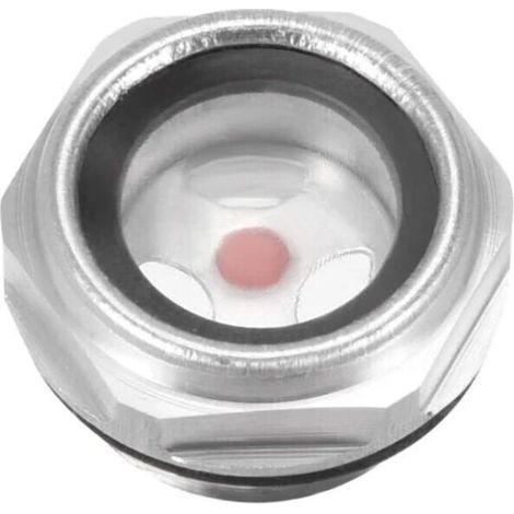 Ölstand, Flüssigkeitsanzeige, Ölschauglas, Luftkompressor-anschlussstück, 1/2 Pt-außengewinde, Aluminiumlegierungsstopfen Mit O-ring
