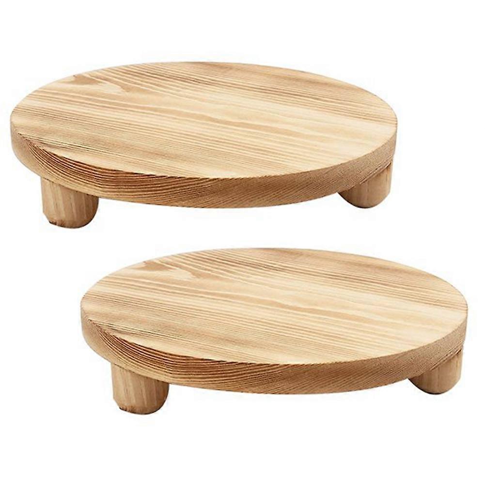 Présentoir Rond Sur Pied, Support En Bois, Support Pour Plantes En Pot, Pour Présentation Intérieure Et Extérieure