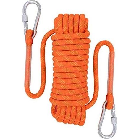 10m Sicherheitsseil, Reißfestes, Geflochtenes Nylon-sicherheitsseil, Bergsteiger-rettungsseil, Seil Mit 10 Mm Durchmesser Zum Wandern-liaiki