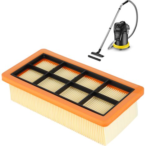 Flachplissierte Filter Für Den Kärcher Ad 3.200 Aschesauger. Staubfilter. Staubsaugerfilter.