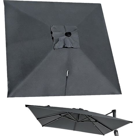 Sonnenschirm-ersatzdach, Versetztes Ersatz-sonnenschirmdach Für Hof, Garten, Strand, Uv-schutz, 8 Rippen-280 Cm, Orange