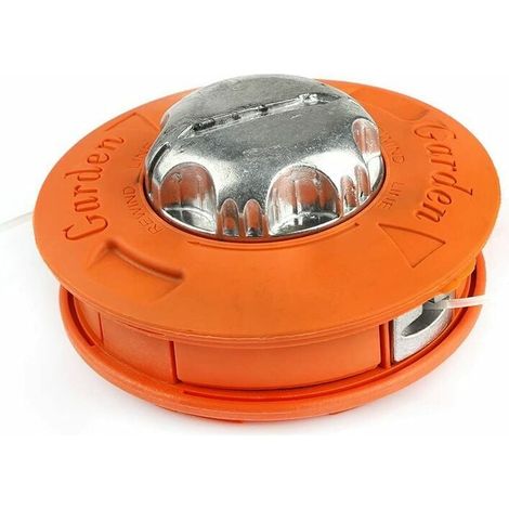 Universal-rasenschneiderkopf Aus Legierung, M10 X 1,25, Gerader Schaft, Rasentrimmer-freischneiderkopf, Robust, Superma, Orange