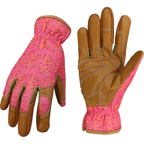 Damen-gartenhandschuhe Aus Leder Für Pflanz-, Restaurierungs- Und Schutzarbeiten.