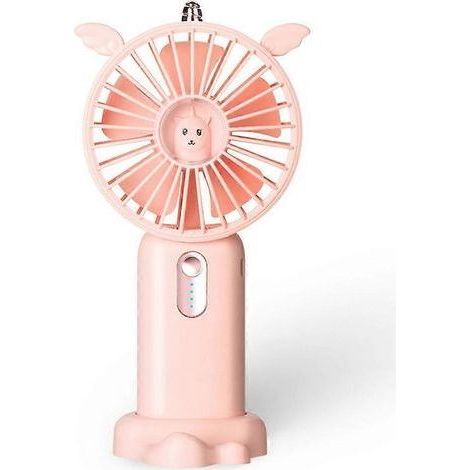 Honornic – Tragbarer Ventilator, Usb-tischventilator, Für Reisen, Büro, Zuhause – Pink