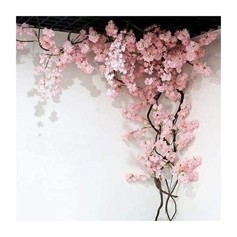 Künstliche Blume, 105 Cm, Gefälschter Kirschblütenbaum, 3 Gabeln, Sakura-zweig, Künstliche Blume, Seide, Hochzeit, Hintergrund, Wanddekoration
