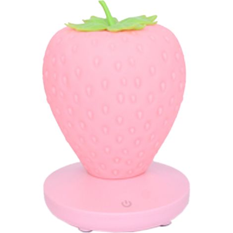 Nachtlicht Für Kinder, Erdbeer-nachtlicht, Silikon-nachtlicht Mit Touch-schalter, Usb-aufladung, 3 Helligkeitsmodi, Für Schlafzimmer, Valentinstag, Weihnachten, Wohnzimmer, Schlafzimmer