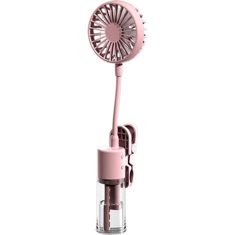 Persönlicher Nebelventilator Mit Clip, Wiederaufladbar, Flexibler Kopf, Sprühkühlung -kzq