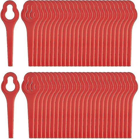 50 Stk. Klingen Kompatibel Mit Ferrex Aldi Far 20-zoll Kantenschneider, Ersatzklingen Für Ferrex Akku-kantenschneider Ft