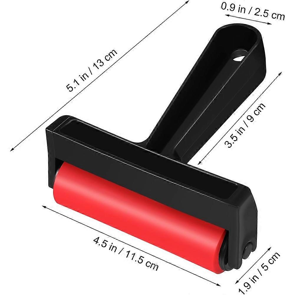 Lot De 10 Rouleaux En Caoutchouc Souple Pour L'Impression Et Le Tamponnage Encreur.