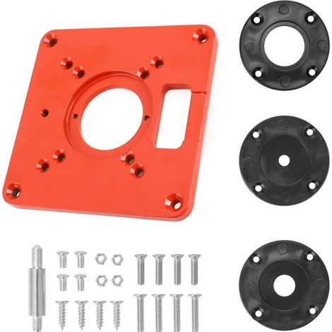 Frästisch, Frästisch Aus Aluminium, Tischplatte Aus Aluminiumlegierung, Holzbearbeitungswerkzeuge, Fräs- Und Schneidemaschine Mit Ringen