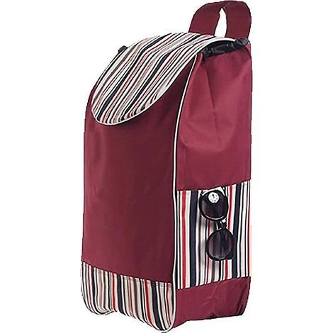 Einkaufstaschen, Faltbare Tragbare Ersatztasche, Wasserdichte 40 L Oxford-canvas-einkaufstrolley-tasche, Wiederverwendbare Ersatztasche, 32 X 20 X 10 Cm