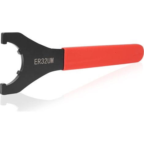 Spannzangenschlüssel, Er32 Steckschlüssel Er-schlüssel Aus Kohlenstoffstahl Cnc-fräsen Für Drehmaschinen-spannmutterschraube, Rot(er32)