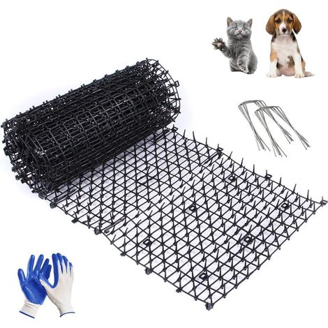 1 Stück Anti-katzen-anti-hunde-matte Für Draußen Und Drinnen, Anti-grab-garten-spike-matte Für Sofa, Balkon Oder Im Freien, Katzen-hunde-tierabwehr-abwehrmatte